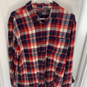 Men’s J Crew Flannel Large Slim